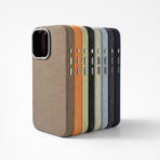 Coque iPhone semi-cuir design minimaliste Wayfold