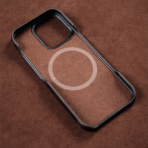 Coque iPhone en cuir premium minimaliste Wayfold