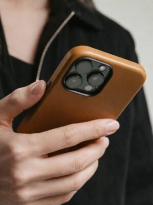 Wayfold-Coque iphone cuir
