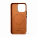 Coque MagSafe en cuir effet vintage – Protection magnétique élégante – Image 3