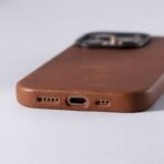 Coque MagSafe en cuir effet vintage – Protection magnétique élégante – Image 5