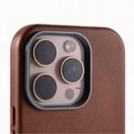 Coque MagSafe en cuir effet vintage – Protection magnétique élégante – Image 4