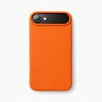 Coque MagSafe en cuir véritable pour iPhone – Finition litchi premium – Image 5