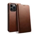 Coque Portefeuille en Cuir Vegan & Support Intégré